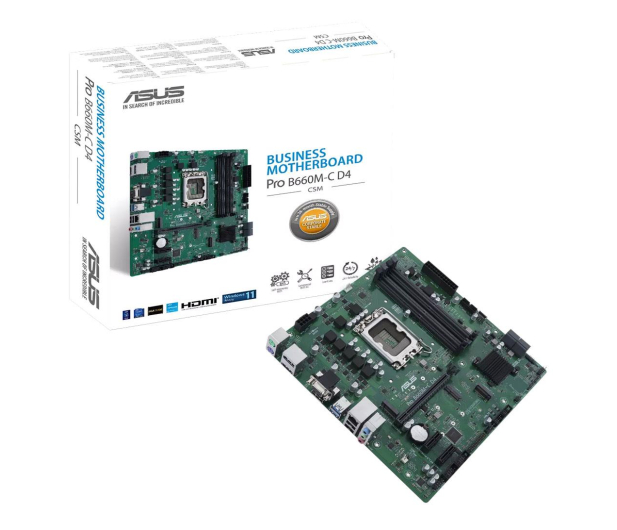 ASUS PRO B660M-C D4-CSM - 1217490 - zdjęcie